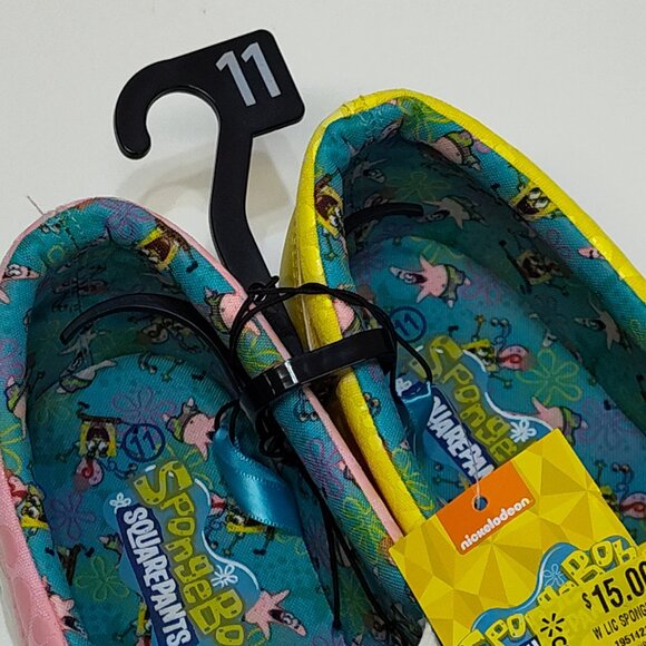 Groundup Spongebob Patrick Slip On Canvas Shoe WMNS US 11 EUR 43 Cartoon Design - Picture 6 of 11